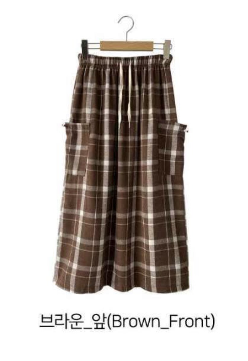 DKS08韓國直郵㊣女士新品25秋冬職業時尚休閑熱賣人氣長裙口袋DKS08長裙