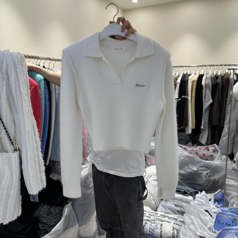 ENDOLPHIN東大門㊣代購女士新款職業時尚25秋冬推薦人氣針織衫ENDOLPHIN針織衫