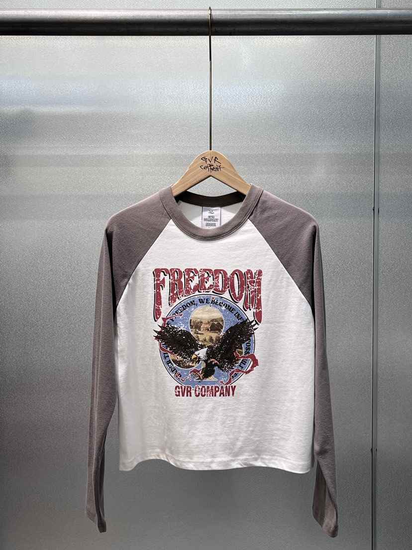 GVR COMPANY韓國直郵㊣女士新品25秋冬職業熱賣推薦長袖T恤GVR-COMPANY長袖T恤