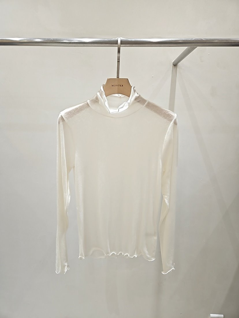 MONTER東大門㊣實拍女士新品25秋冬真品時尚休閑長袖T恤羊毛MONTER長袖T恤