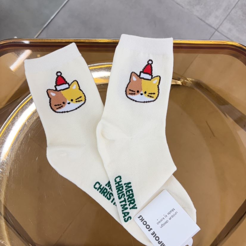 CACTUS-Q韓國直郵㊣女裝新款時尚職業25秋冬人氣真品休閑襪子CACTUS十雙起/可混搭襪子