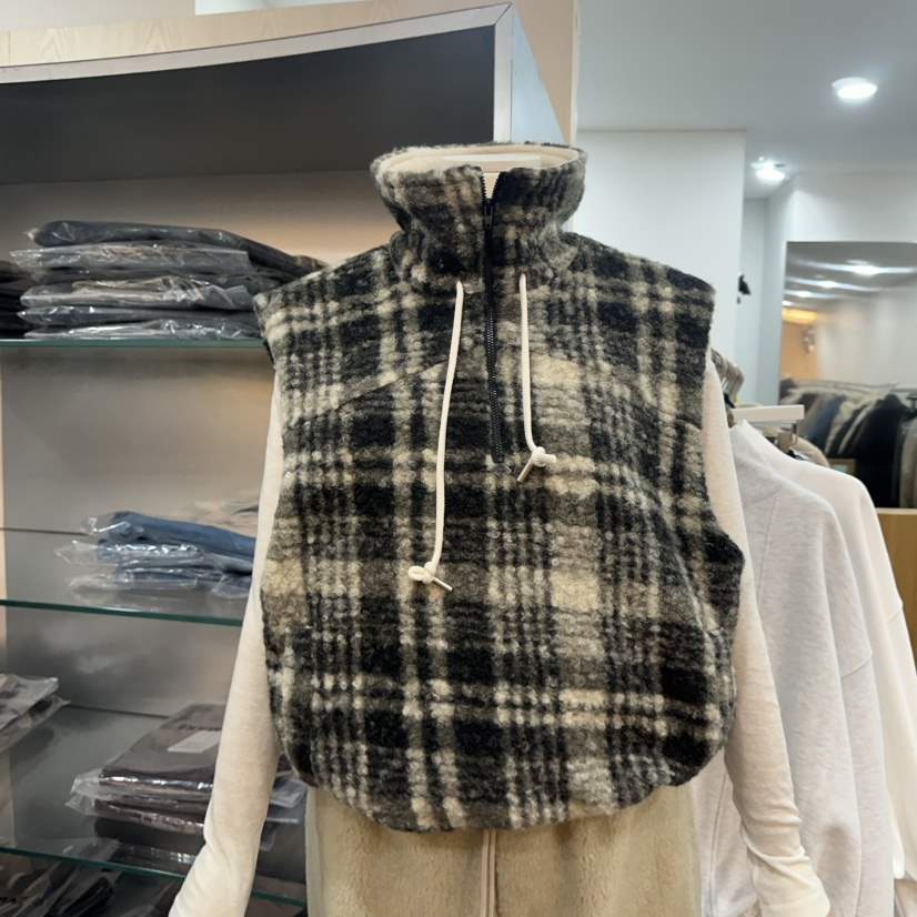 AIME HOPE MAKE韓國代購㊣女士新品人氣真品休閑25秋冬馬甲AIME HOPE MAKE馬甲