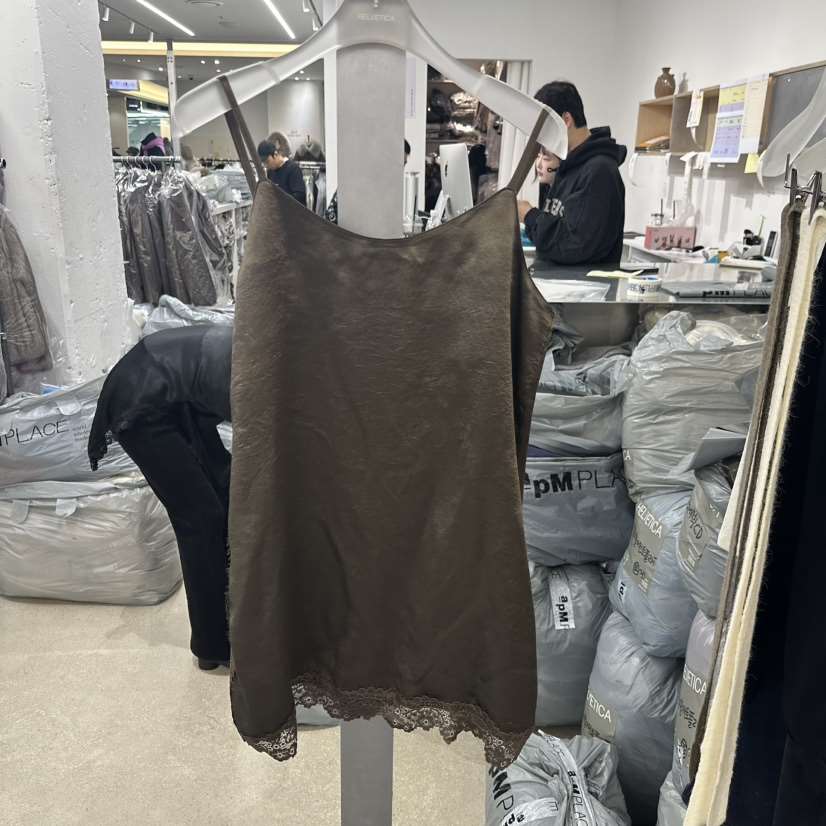 HELVETICA韓國直郵㊣女士新品25秋冬休閑職業熱賣連衣裙蕾絲HELVETICA連衣裙