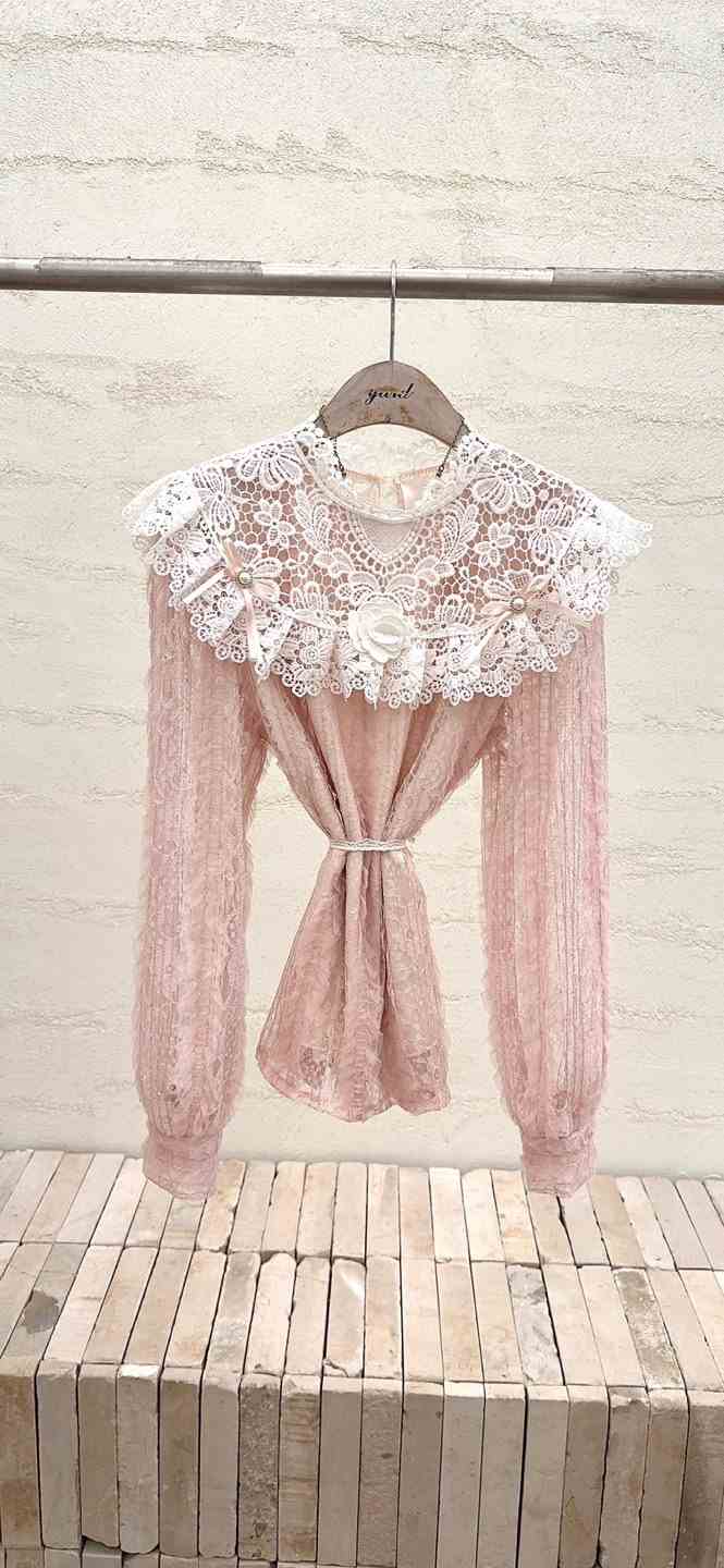 YARD東大門㊣直郵女裝新款休閑人氣推薦職業真品襯衫蕾絲衫YARD襯衫/蕾絲衫