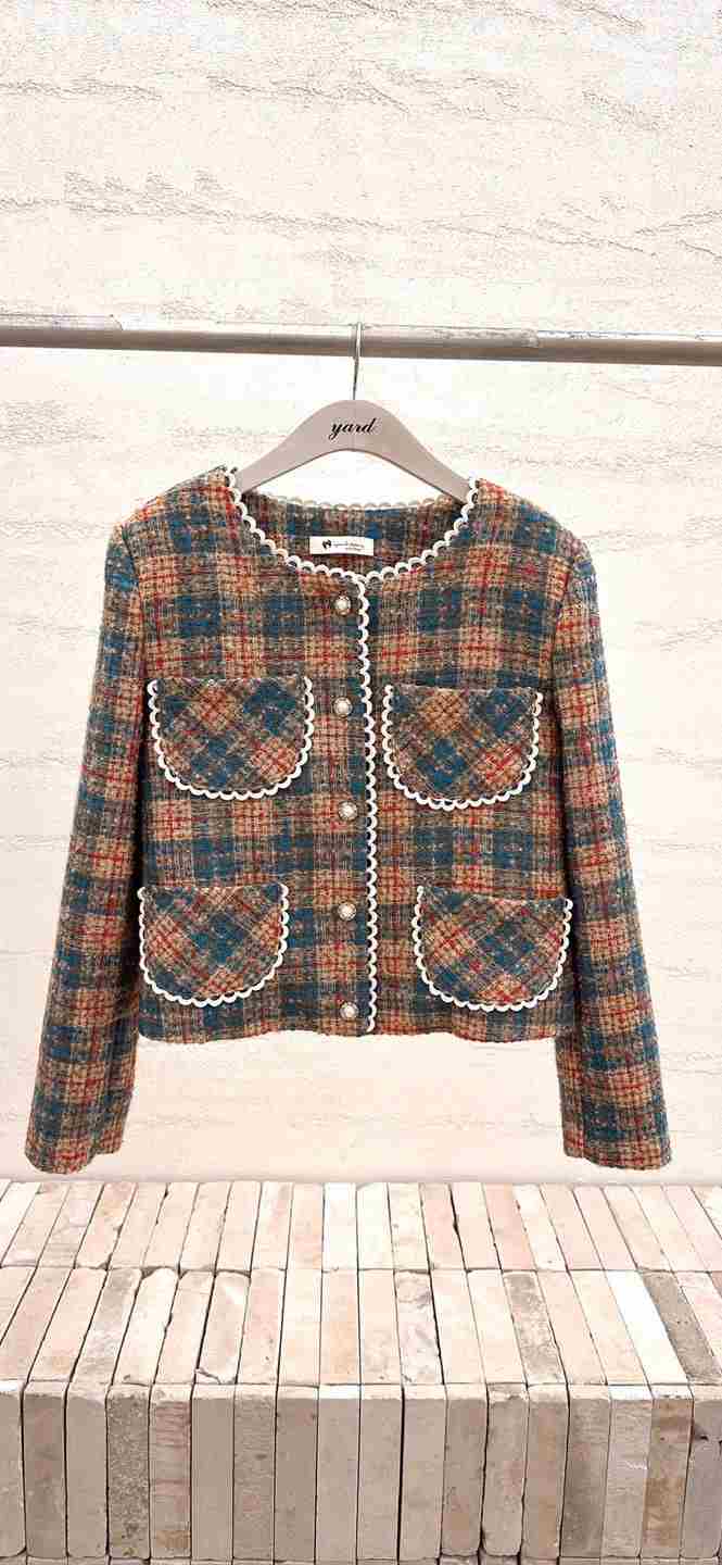 YARD東大門㊣直郵女裝新品熱賣真品25秋冬時尚人氣夾克口袋YARD夾克