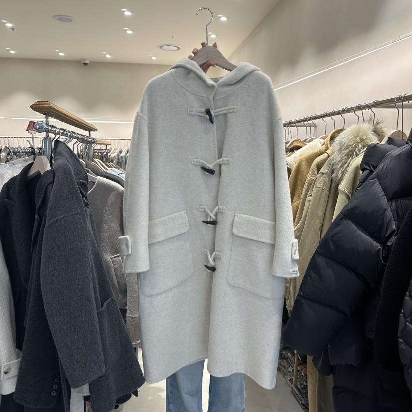 CREME BRULEE東大門㊣實拍女裝新品時尚職業中長款大衣長款CREME BRULEE/DH中長款大衣