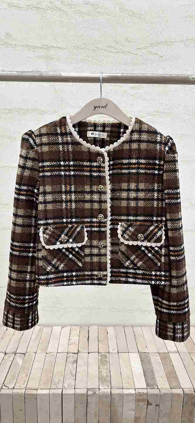 YARD韓國代購㊣女裝新款推薦休閑職業真品25秋冬時尚夾克羊毛YARD夾克