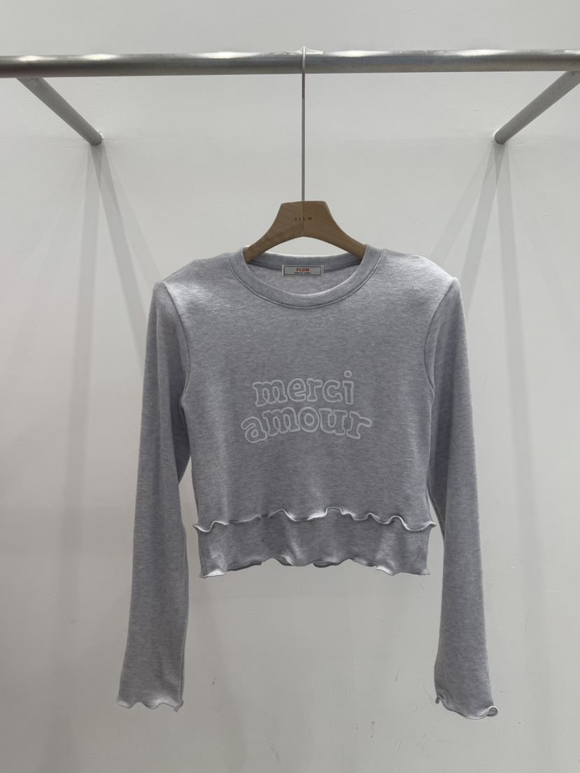 PLUM-q韓國代購㊣女士新品人氣職業真品熱賣推薦時尚長袖T恤PLUM長袖T恤