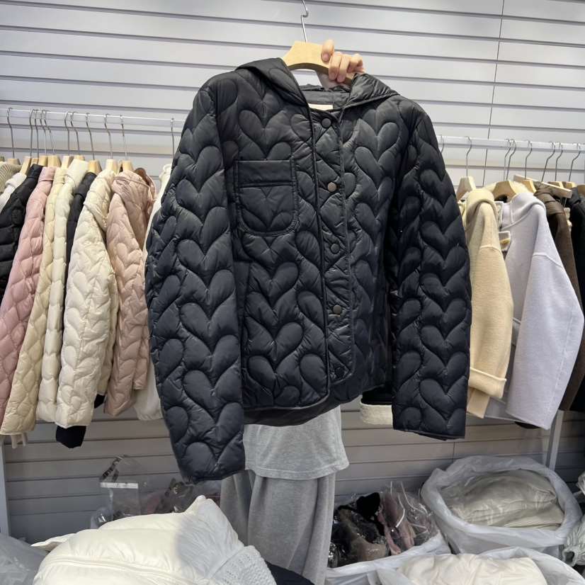 SIMPLE PARK/WMSTORY東大門㊣代購女士新款休閑短款羽絨服絨SIMPLE PARK/WMSTORY短款羽絨服