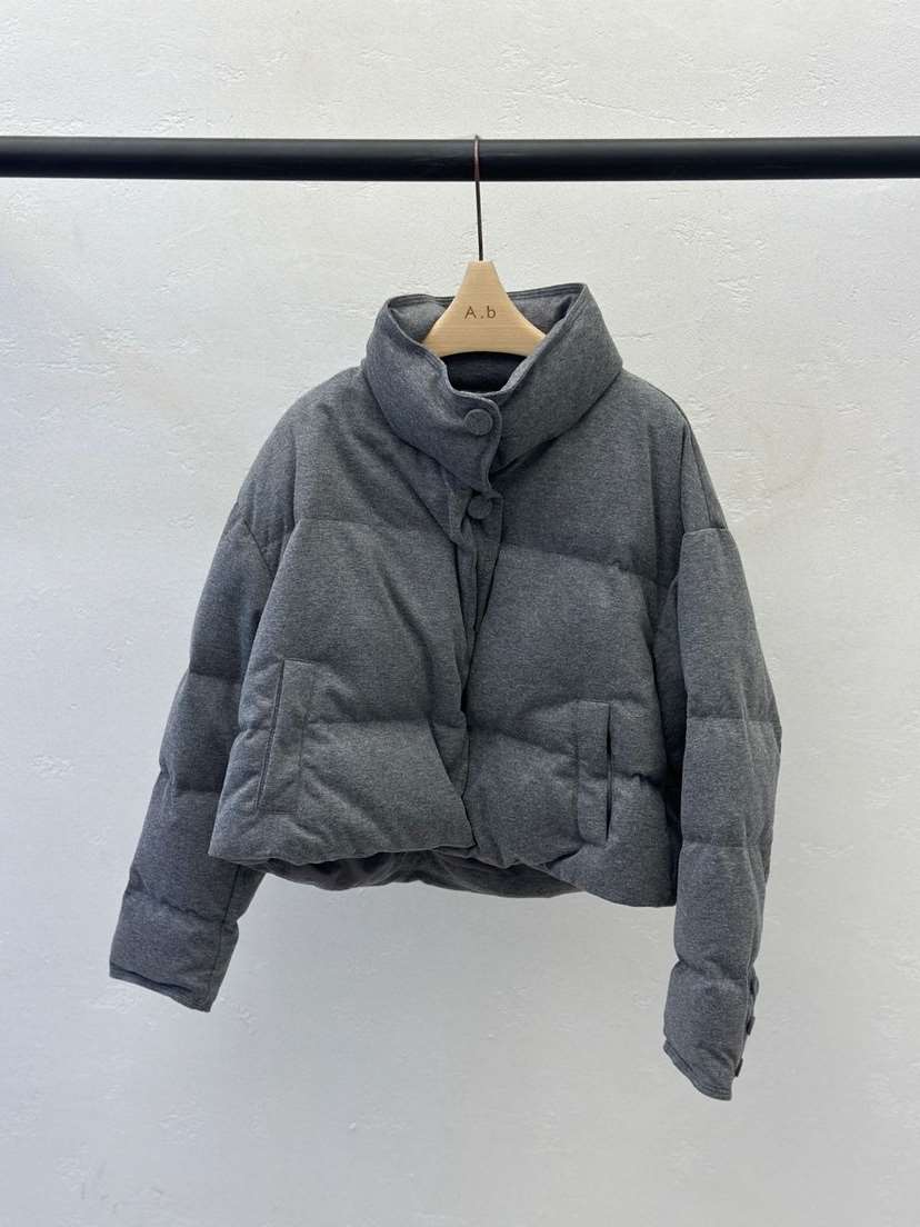 AUTUMN BEIGE-Q東大門㊣直郵女士新款熱賣短款羽絨服填充鴨絨A.b/AUTUMN BEIGE短款羽絨服