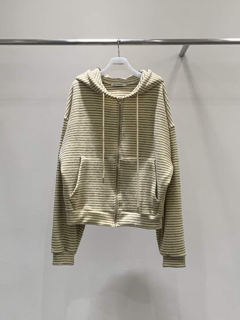 LOVE MOMENT東大門㊣實拍女裝新品時尚25秋冬針織衫連帽拉鏈衫LOVE MOMENT針織衫