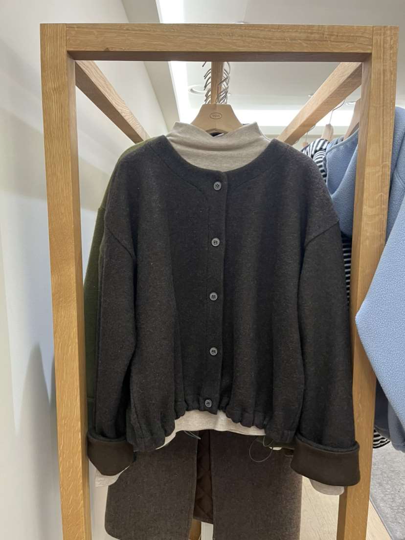 TIZZI韓國直郵㊣女裝新款推薦真品人氣25秋冬時尚職業夾克羊毛TIZZI夾克