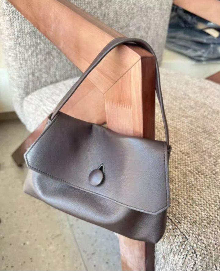 TROUVAILLE東大門㊣代購女士新款推薦職業手拿包腋下包牛皮TROUVAILLE手拿包/腋下包