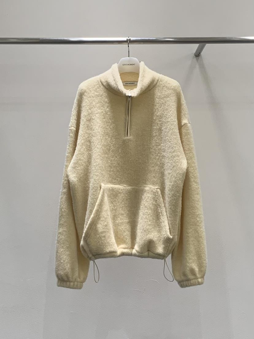 LOVE MOMENT東大門㊣實拍女士新品25秋冬熱賣休閑衛衣高領LOVE MOMENT衛衣