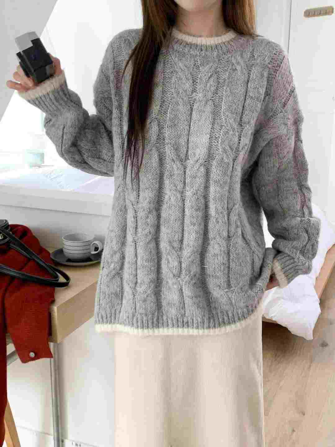 CHEEMI東大門㊣代購女裝新品人氣熱賣真品25秋冬職業時尚毛衣CHEEMI毛衣