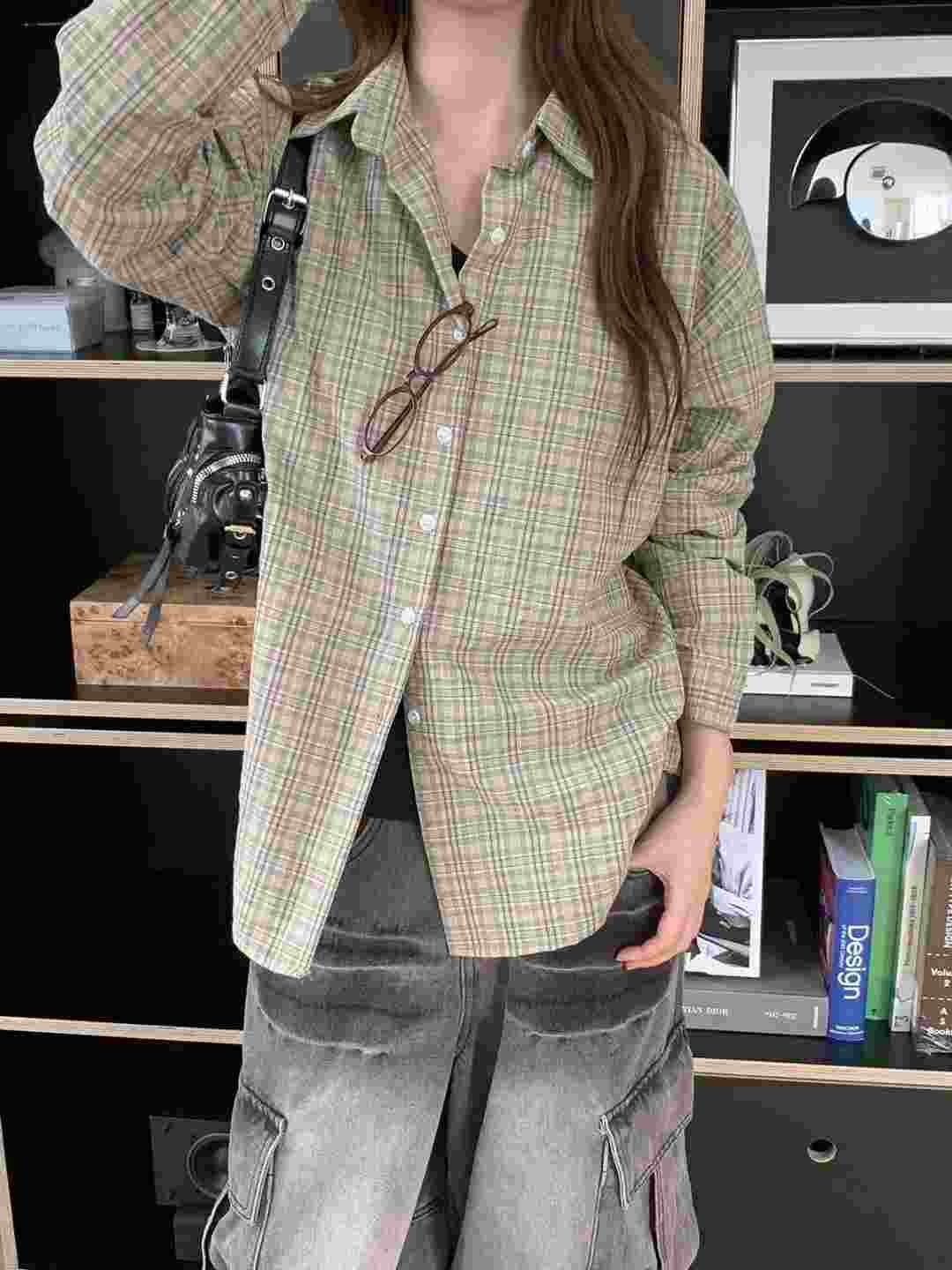 CHEEMI韓國直郵㊣女裝新款時尚職業熱賣25秋冬人氣襯衫蕾絲衫CHEEMI襯衫/蕾絲衫