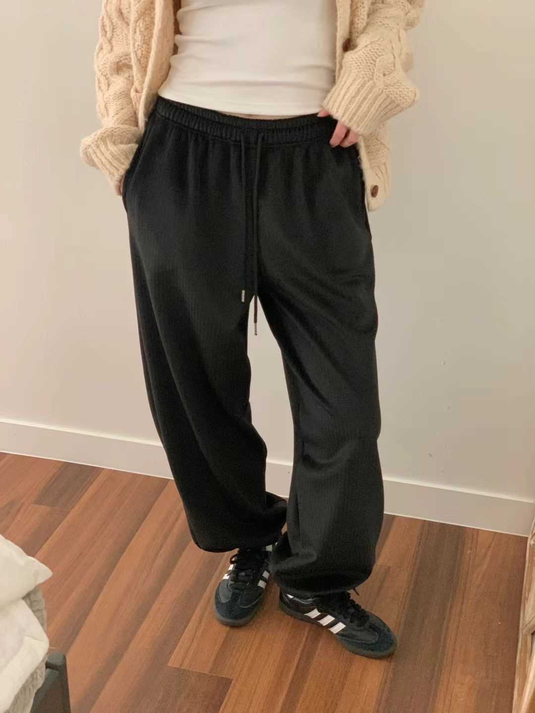 OBE東大門㊣實拍女士新款推薦25秋冬休閑時尚熱賣真品休閑褲OBE休閑褲