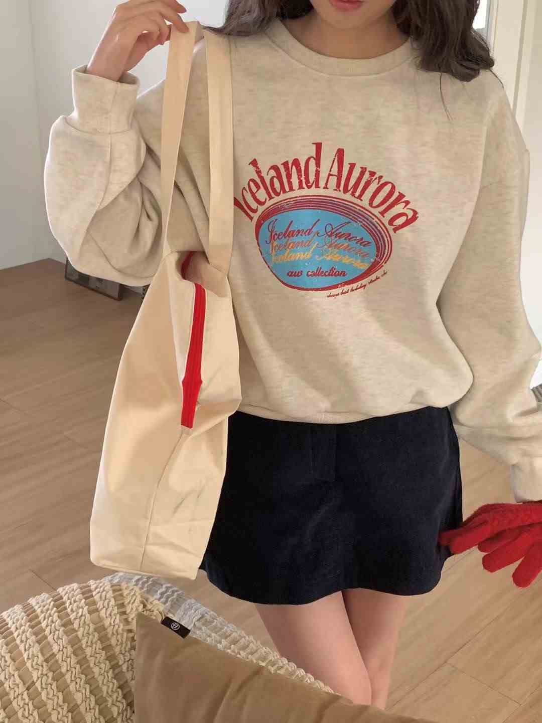 OBE東大門㊣實拍女裝新款時尚人氣職業熱賣休閑25秋冬真品衛衣OBE衛衣