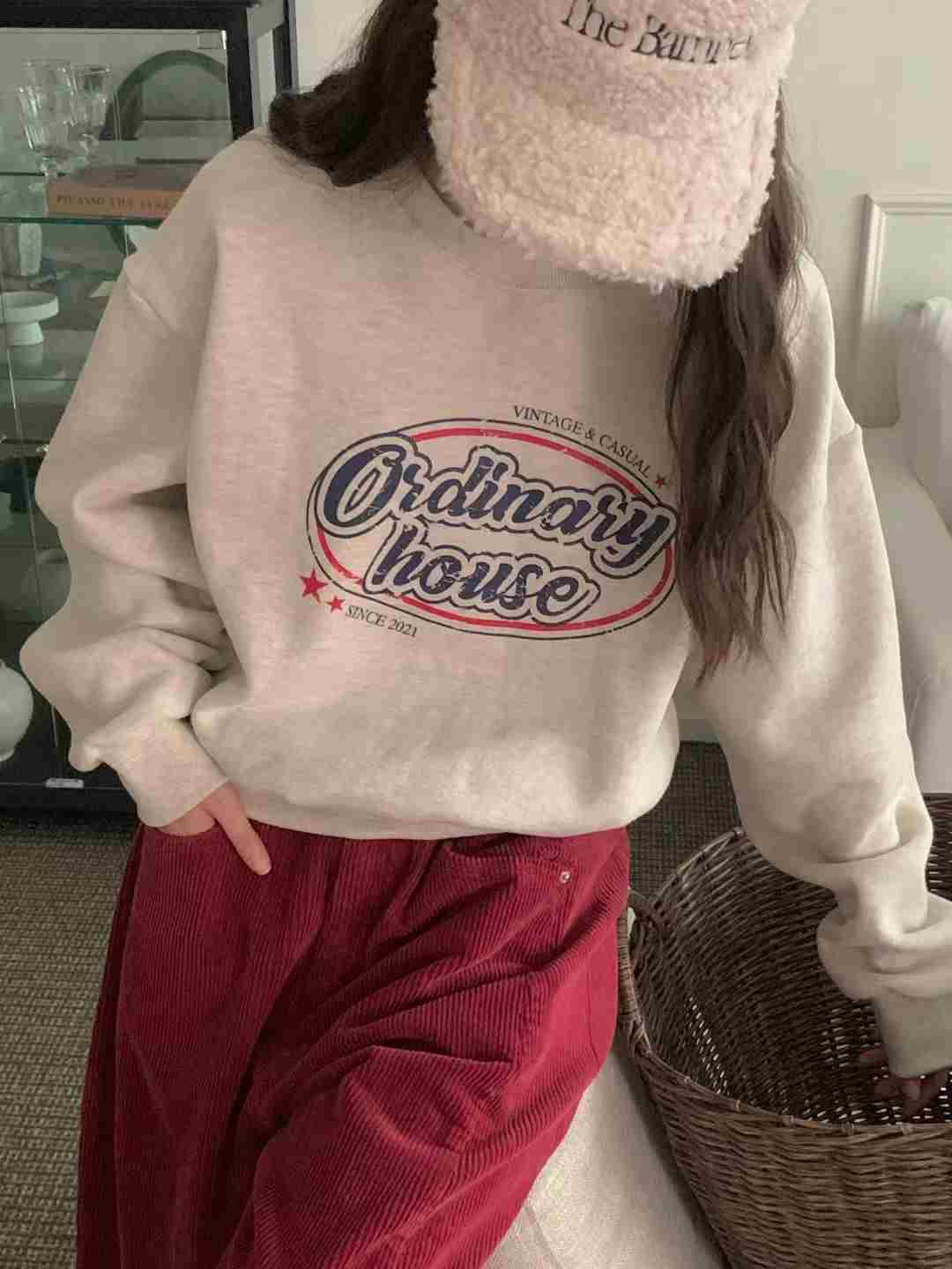 OBE東大門㊣實拍女裝新款推薦職業25秋冬休閑熱賣真品時尚衛衣OBE衛衣