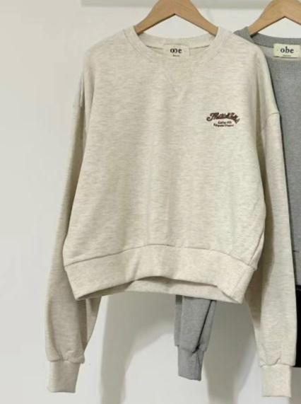 OBE東大門㊣代購女裝新款真品熱賣推薦職業25秋冬時尚休閑衛衣OBE衛衣