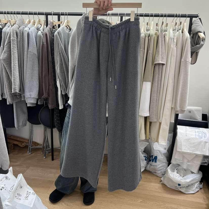 SPAGHETTI韓國代購㊣女士新款真品職業休閑時尚推薦休閑褲羊毛spaghetti休閑褲