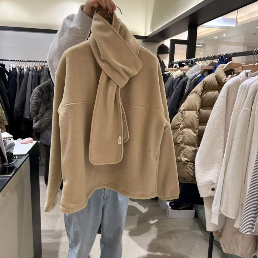 SELF SERVICE東大門㊣實拍女士新款時尚人氣25秋冬套裝羊毛圍巾SELF SERVICE套裝