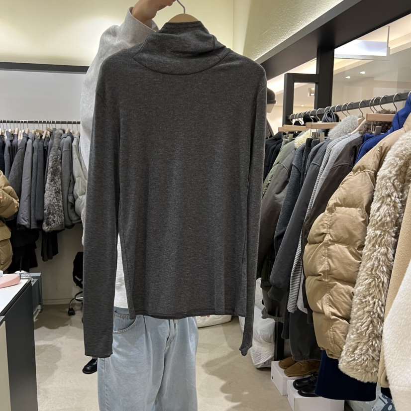 SELF SERVICE韓國代購㊣女裝新品真品職業25秋冬休閑長袖T恤SELF SERVICE長袖T恤