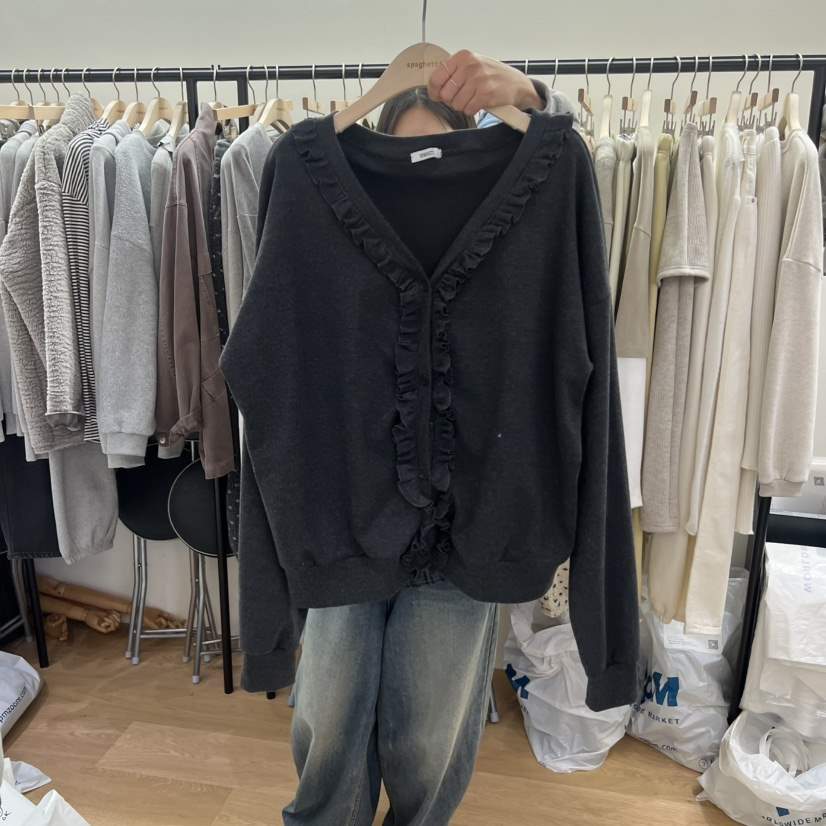 SPAGHETTI韓國直郵㊣女士新款真品25秋冬職業人氣休閑推薦衛衣spaghetti衛衣