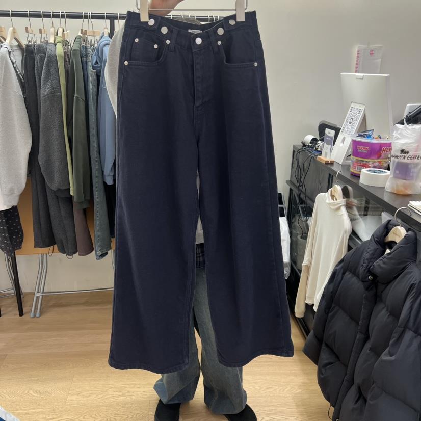 SPAGHETTI東大門㊣代購女裝新品25秋冬休閑人氣推薦牛仔褲羊駝spaghetti牛仔褲