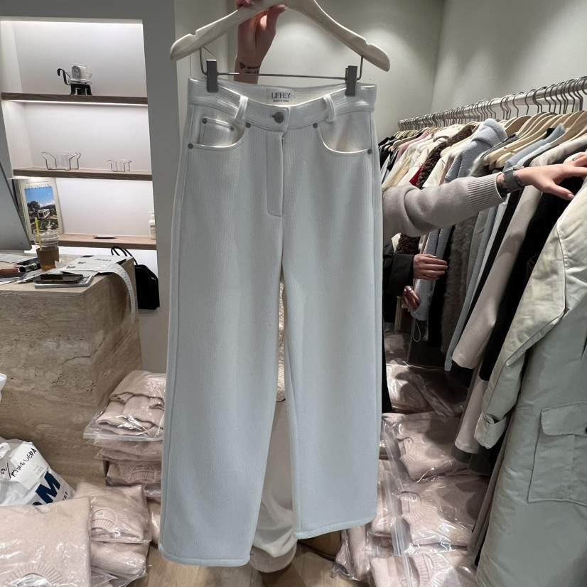 LIFFEY韓國代購㊣女士新品職業真品人氣25秋冬休閑褲燈芯絨保暖LIFFEY休閑褲