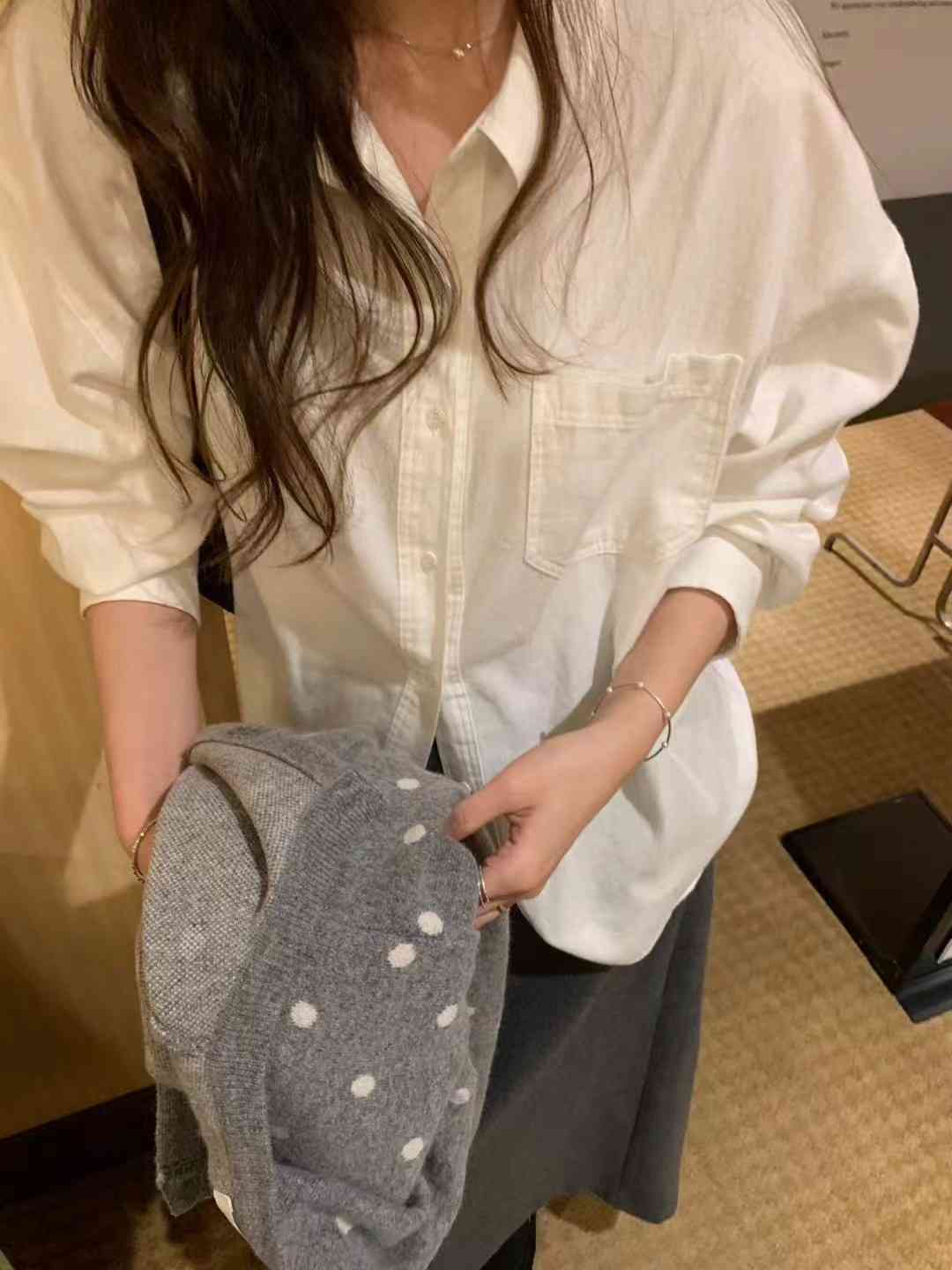 PYT-ot東大門㊣直郵女士新款時尚休閑熱賣職業真品襯衫蕾絲衫pretty young thing襯衫/蕾絲衫