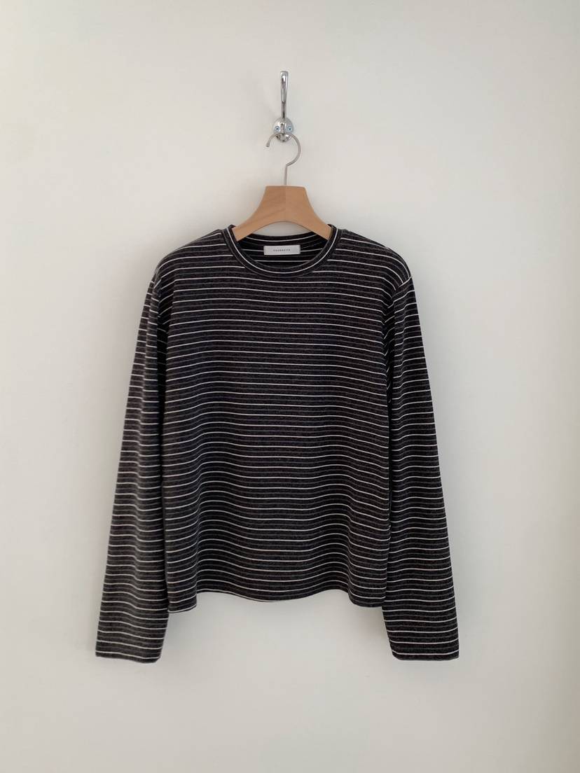 COURGETTE韓國代購㊣女士新品25秋冬休閑人氣職業推薦長袖T恤COURGETTE長袖T恤