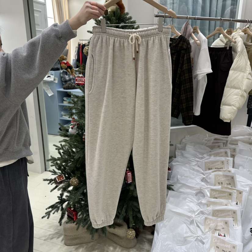 OURMOMENT韓國直郵㊣女裝新款25秋冬職業熱賣人氣休閑褲加絨OURMOMENT休閑褲