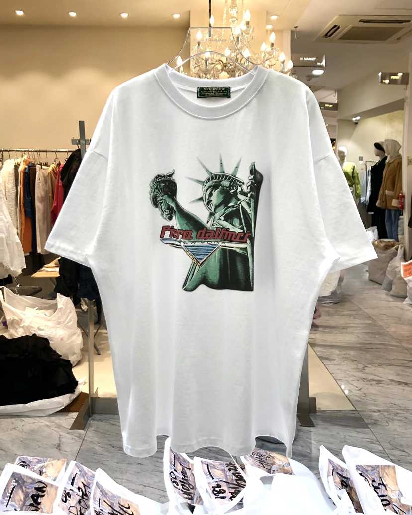 WORK SHOP東大門㊣直郵女裝新品25秋冬人氣休閑推薦職業T恤Work_shopT恤