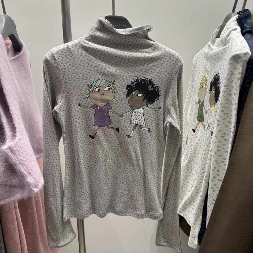 TARABY MOTION東大門㊣代購女士新款時尚25秋冬推薦長袖T恤TARABY MOTION長袖T恤