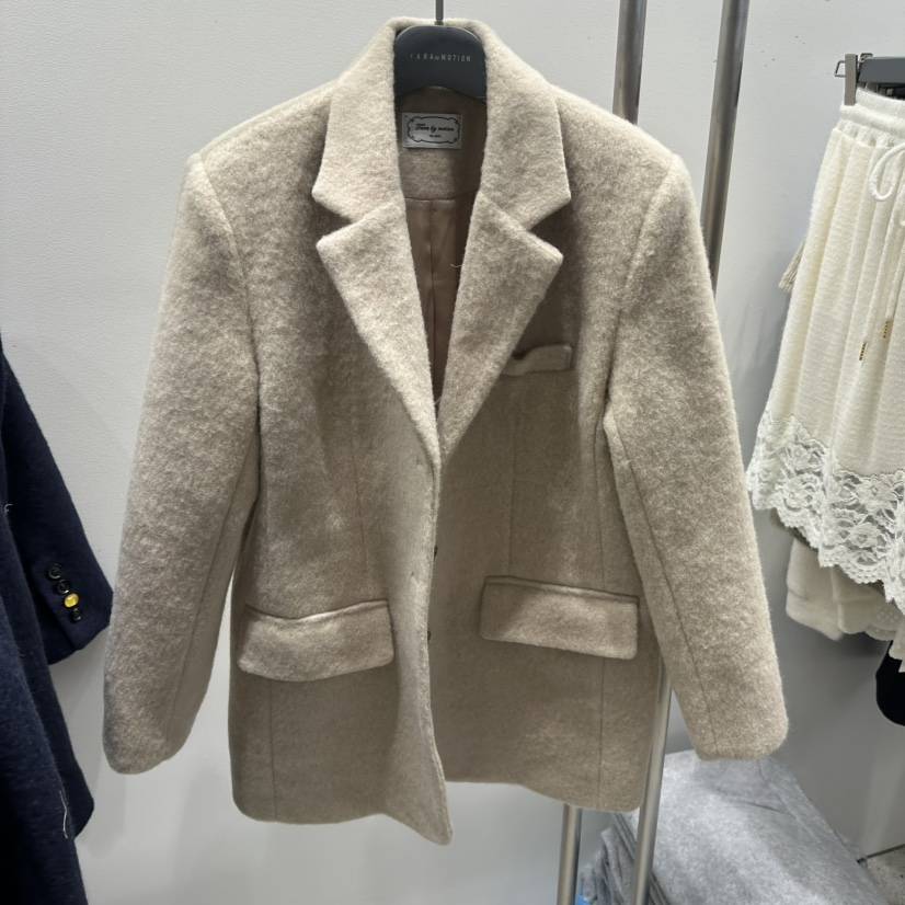 TARABY MOTION東大門㊣直郵女士新品人氣休閑短款大衣羊毛TARABY MOTION短款大衣