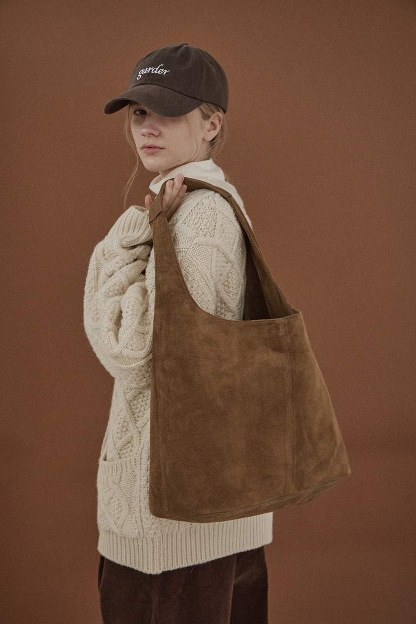 B_GARDER東大門㊣直郵女裝新品人氣休閑25秋冬手拿包腋下包麂皮B.GARDER手拿包/腋下包