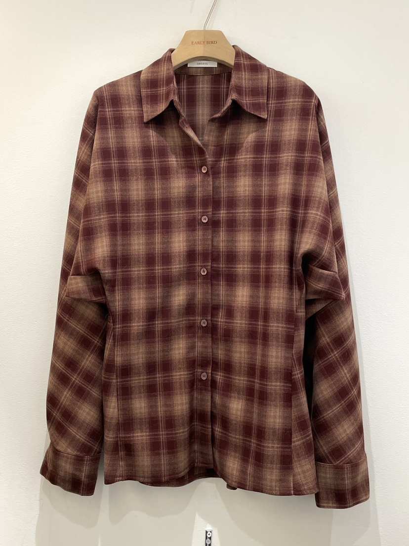 OBSESS東大門㊣代購女裝新款25秋冬人氣熱賣推薦襯衫蕾絲衫OBSESS/EARLY BIRD襯衫/蕾絲衫