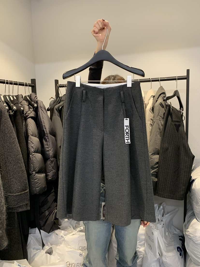 FORTH東大門㊣實拍女裝新品推薦人氣時尚職業25秋冬休閑短褲FORTH短褲