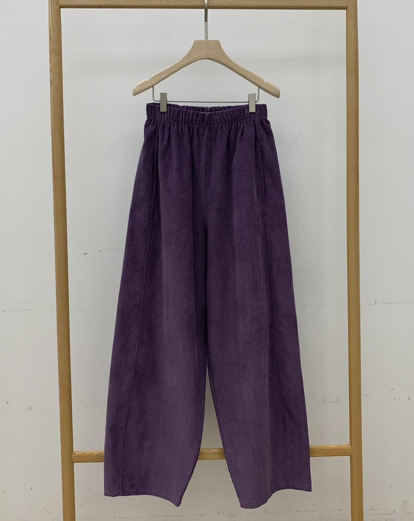 B_GARDER韓國代購㊣女士新品25秋冬人氣推薦職業休閑褲燈芯絨B.GARDER休閑褲