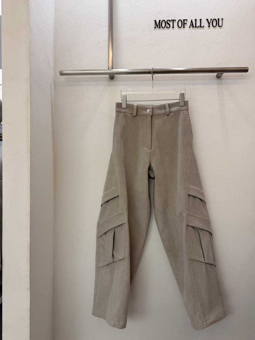 MOST OF ALL U東大門㊣實拍女士新品熱賣休閑褲工裝褲雙口袋MOST OF ALL U休閑褲