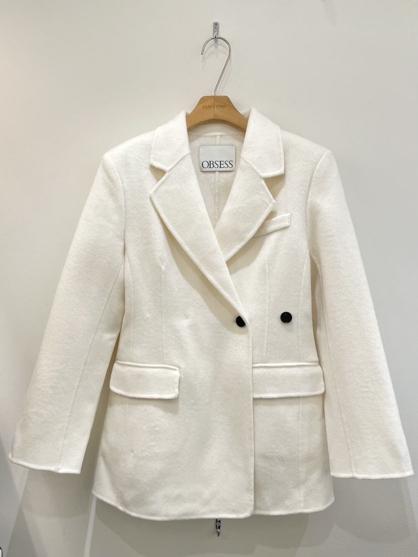 OBSESS東大門㊣實拍女士新款職業推薦時尚25秋冬休閑短款大衣OBSESS/EARLY BIRD短款大衣