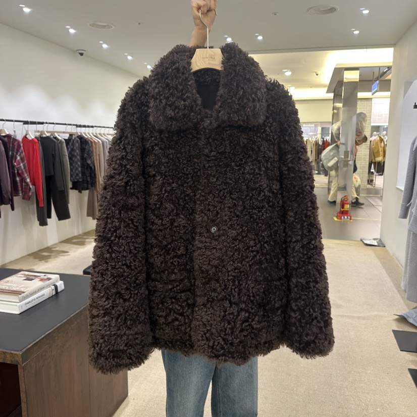 VEGETABLE東大門㊣代購女士新款時尚人氣推薦中長款大衣里外穿VEGETABLE中長款大衣