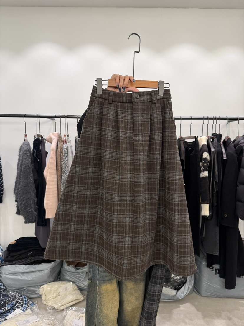 WATERMELON東大門㊣直郵女士新品職業人氣25秋冬熱賣休閑長裙WATER MELON長裙