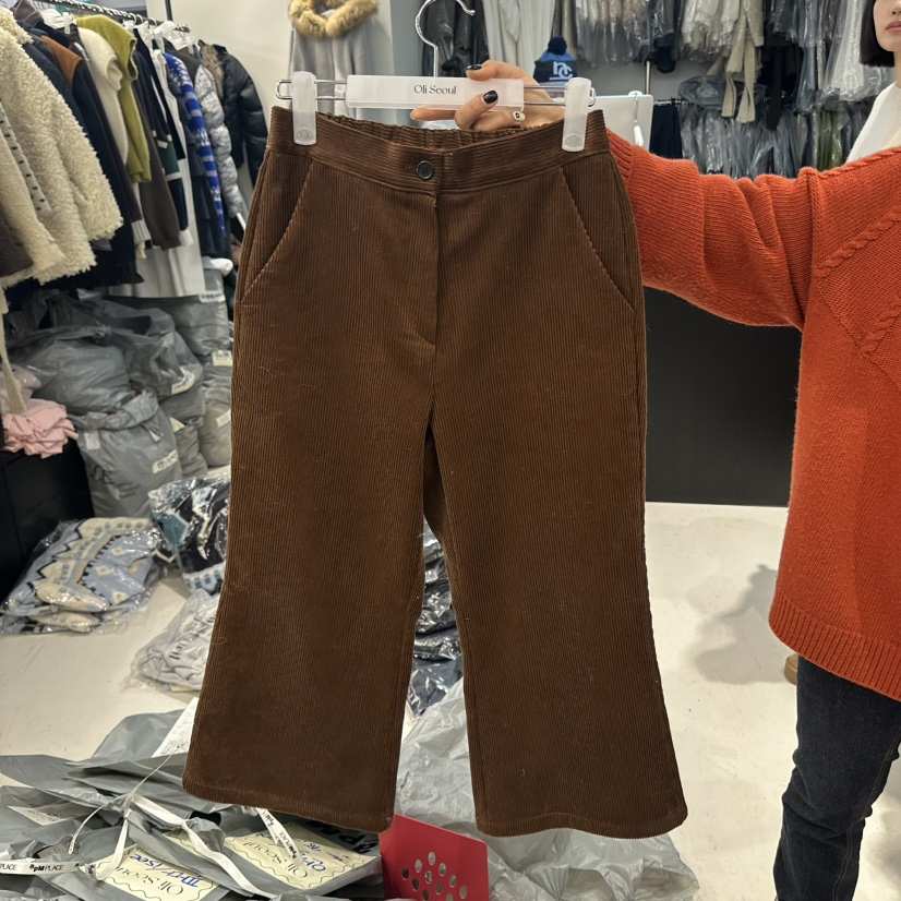 OLI SEOUL韓國代購㊣女裝新款推薦休閑25秋冬時尚人氣休閑褲OLI SEOUL休閑褲