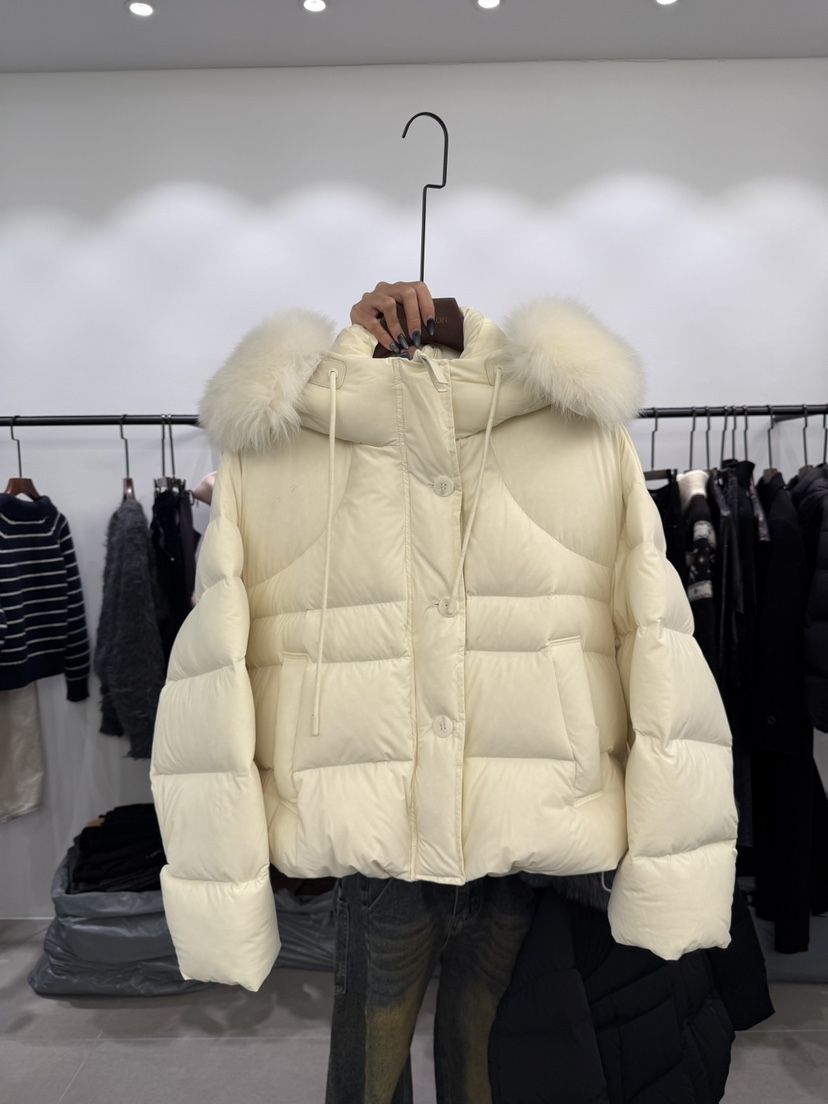 WATERMELON東大門㊣實拍女裝新品熱賣休閑短款羽絨服狐貍填充WATER MELON短款羽絨服