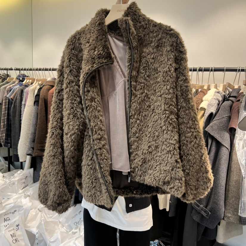 OUVIR東大門㊣代購女士新品25秋冬人氣熱賣休閑職業夾克高領O.V.R/OUVIR夾克