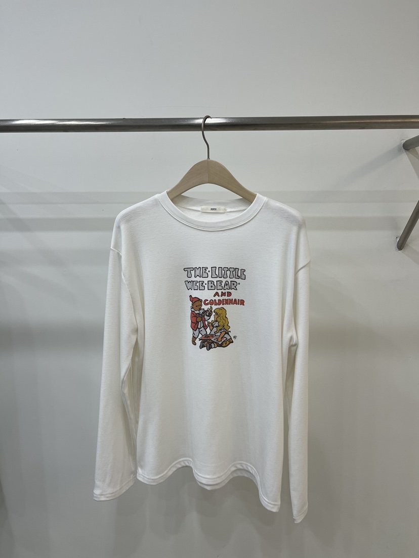 FIFTY東大門㊣實拍女士新品25秋冬時尚休閑熱賣職業長袖T恤FIFTY長袖T恤