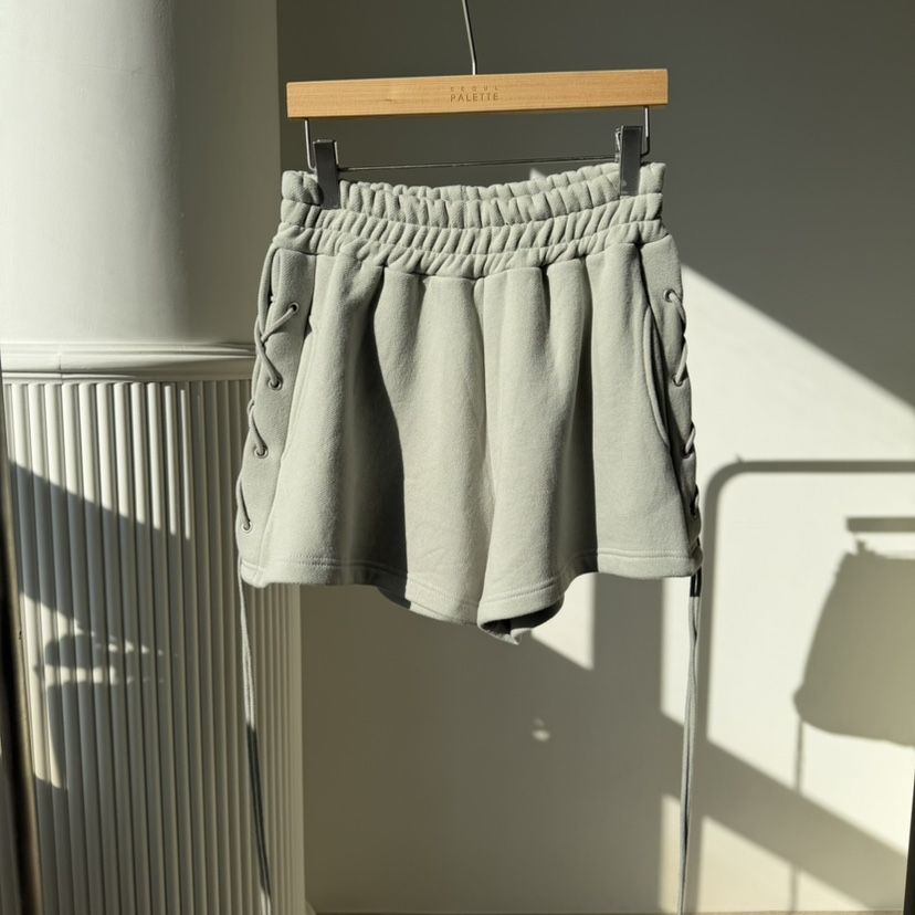 PALETTE-Q東大門㊣代購女士新款人氣推薦25秋冬熱賣短褲鏤空PALETTE短褲