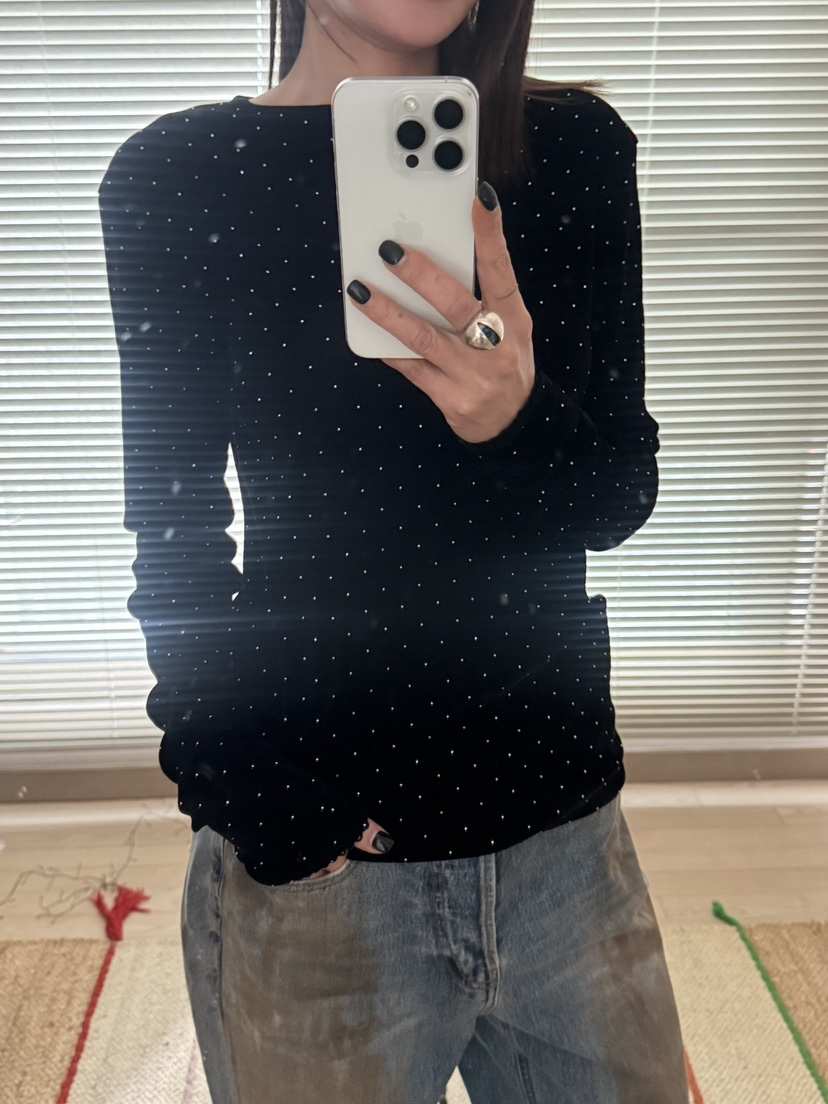 FRANC—L韓國代購㊣女士新款人氣休閑推薦熱賣25秋冬長袖T恤FRANC長袖T恤